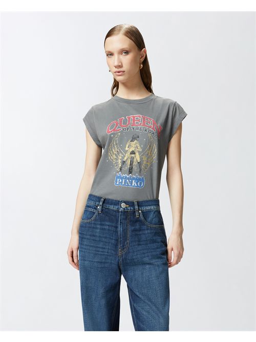 t-shirt woman grey PINKO | 104603A2DA/I63